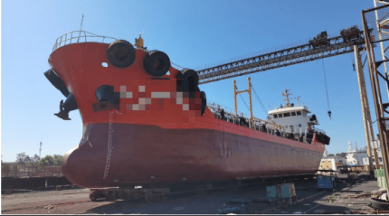 1,000 DWT Tanker, built 2010