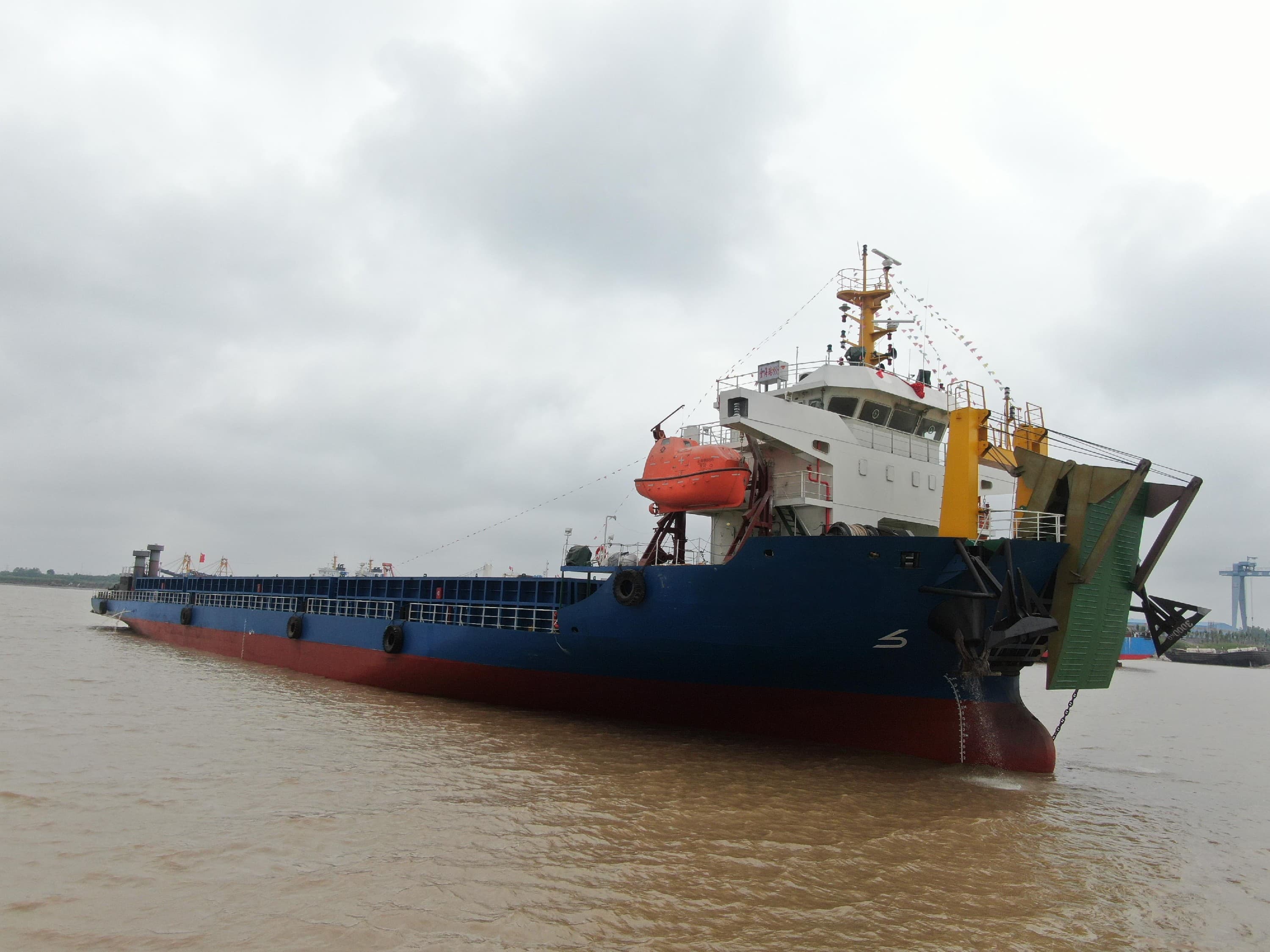 5,000 DWT Deck Cargo Ship, built 2021