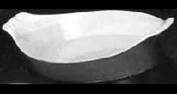 GRATIN DISH STONEWARE OVAL, 190X90MM