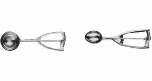 ICE-CREAM SCOOP STAINLESS, STEEL ROUND 55MM DIAM 50CC
