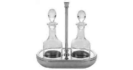 OIL & VINEGAR CASTER SET, 80CCX2BTLS