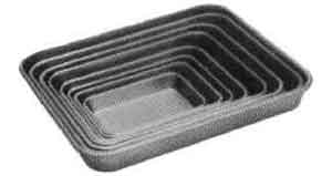 PAN RECTANGULAR ALUMINIUM, 160X110X25MM