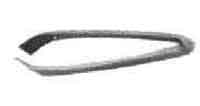 TWEEZERS BONE STAINLESS STEEL, 105MM