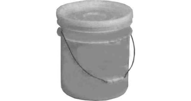 PAIL STORAGE FOR CONDIMENT, POLYETHYLENE 6LTR
