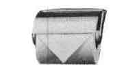 HOLDER TOILET PAPER METAL, 132X90MM