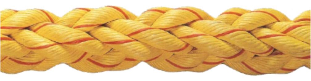 TIPTO-EIGHT MOORING ROPE, 8-STRAND 5"CIRX200MTR