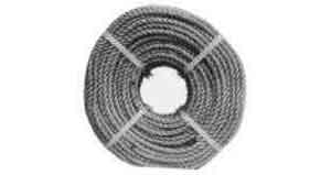 HEMP ROPE 3STRAND TARRED, 3/4"CIRX200MTR