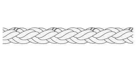 ROPE MOORING NYLON "UNILON", 8-ST CROSS 5"CIR X 200MTR