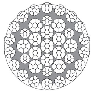 ROPE WIRE NONROTATING COMPACT, LANKOPACK 37X7 13MMDIAX200MTR
