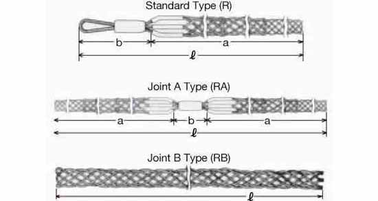 CABLE GRIP STANDARD TYPE R, FOR ROPE DIA 8-11MM 