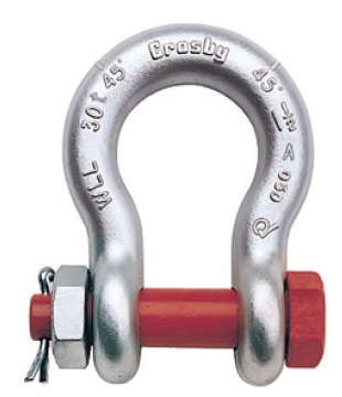 SHACKLE ANCHOR CAST ALLOY, CROSBY BOLT TYPE G-2140 4-3/4"