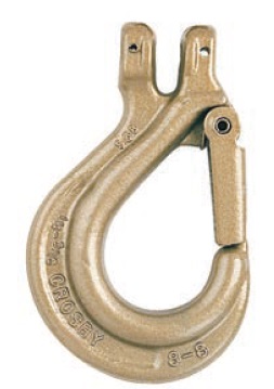 HOOK LATCHING EYE FORGED STEEL, CROSBY S-315A CHAIN SIZE 6MM