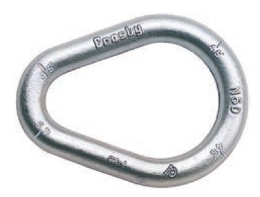 LINK SLING FORGED CARBON STEEL, CROSBY G-341 GALV 10MM