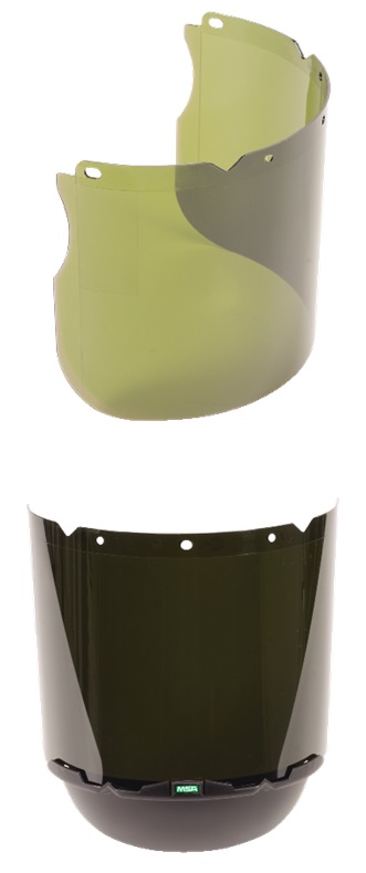 VISOR V-GARD FOR WELDING 3IR, 203X438X1.78MM MSA 10115859 