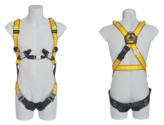 HARNESS S'GL D-RING WORKMAN, MSA PREMIER QWIK-FIT S 10115541 
