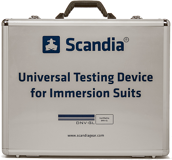 UNIVERSAL TESTING DEVICE FOR, IMMERSION SUIT MED/SOLAS CERT 