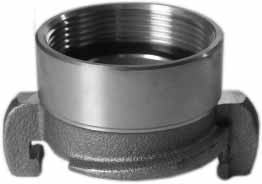 ADAPTER COUPLING BRASS NS, 2" LUG 68MM THREAD BSP FEMALE 