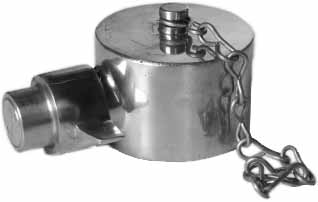 CAP FEMALE HOSE COUPLING BRASS, INSTANTANEOUS 2-1/2" SM420080 