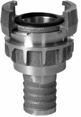 COUPLING HOSE BRASS NOR, 2" (LAS 2) HOSE END 38MM