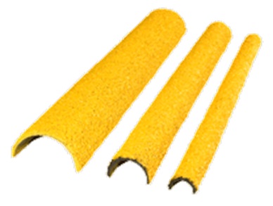 COVER RUNG ANTISLIP ROUND, 40X450MM SAFETY YELLOW FINE 