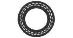 HOSE WATER RUBBER WRAPPED &, FABRIC 5KG 12MMX2B