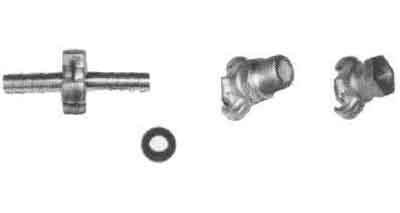 COUPLING UNIVERSAL AIR HOSE, HOSE END 9MM