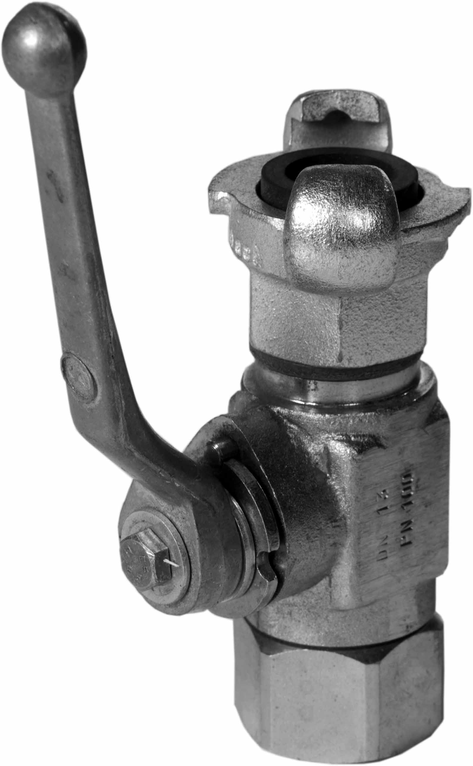 COCK AIR SINGLE CAST IRON, LUG SIZE 42MM 1/2" BSP FEMALE