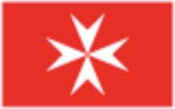 FLAG CIVIL ENSIGN, MALTA 3' X 4'