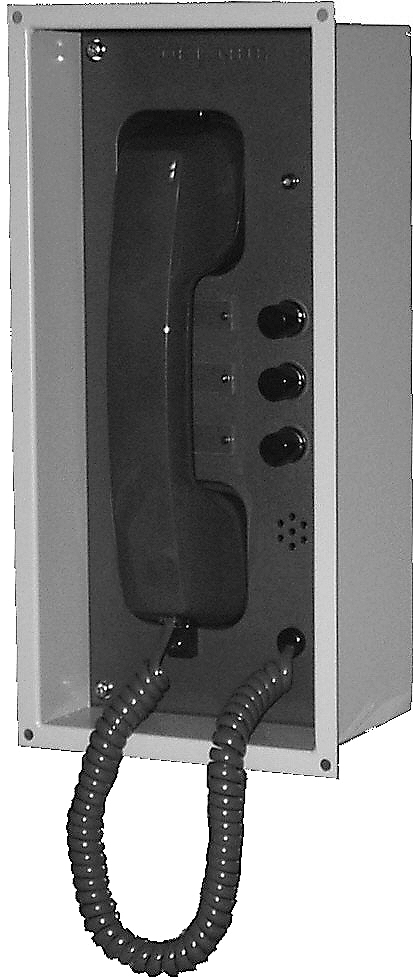 BATTERY TELEPHONE 1:3 NONWATER, PRF BUILTIN ON WALL ODC2785-1K