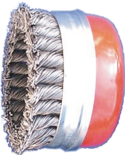 BRUSH CUP EBTK 100 PLAITED, FOR RUST REMOVER 