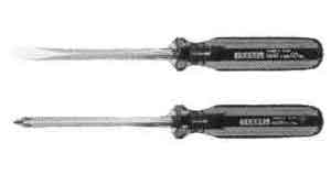 SCREWDRIVER PLASTIC HANDLE, SQUARE-BLADE SLOTTED 8X200MM
