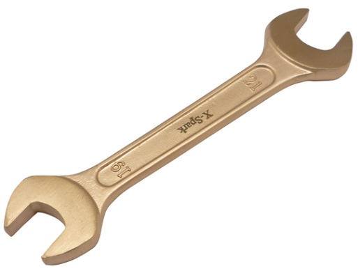WRENCH DOUBLE OPEN END 8X9MM, NON-SPARK SPECIAL ALUM BRONZE