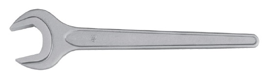 WRENCH SINGLE OPEN END 8MM, STAINLESS STEEL