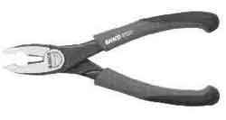 PLIER SIDE-CUTTING W/PLASTIC, GRIP BAHCO #2628G-160 167MM