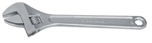 WRENCH ADJUSTABLE STAINLESS, STEEL 100MM