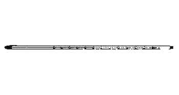 THERMOMETER GLASS REFILL, 0-100DEG.C 300MM