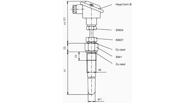 SENSOR TEMP FOR EXHAUST GAS, SIKA W/FURTHER DETAILS 