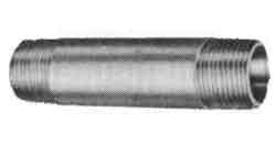 NIPPLE LONG CARBON STEEL GALV, 1/8 X 2"