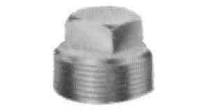 PLUG SQUARE HEAD STEEL 1/8, THREADED FOR H.P. PIPE FITTING