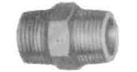 NIPPLE HEXAGON BRASS 1/8, THREADED