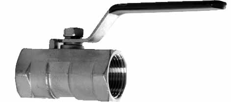 VALVE BALL SUS304 REDUCED BORE, 1/4" BSPT #KR265006