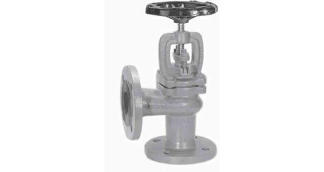 ANGLE VALVE DIN CAST IRON, FLANGED PN10/16 #269 15MM