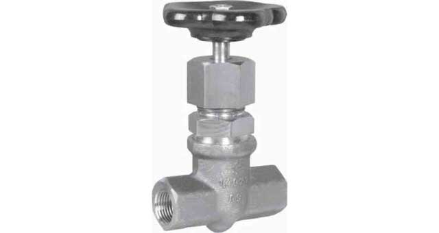 GLOBE VALVE DIN S.STEEL 358, FEMALE THREAD PN200 3/8"