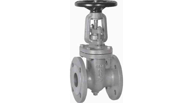 GATE VALVE DIN CAST IRON, FLANGED PN10 #2406 40MM