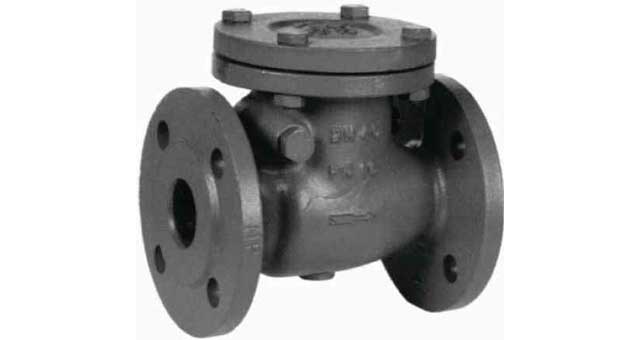 CHECK VALVE DIN C/IRON FLANGED, SWING TYPE PN16 #83GU 40MM
