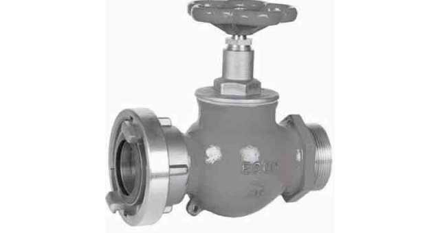 FIRE/DECKWASH VALVE DIN W/MALE, THREAD COPPER ALLOY #901 1"