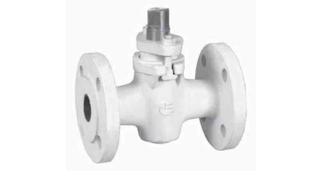 PLUG VALVE DIN CAST IRON, FLANGED PN10 2-WAY #52BKP DN15