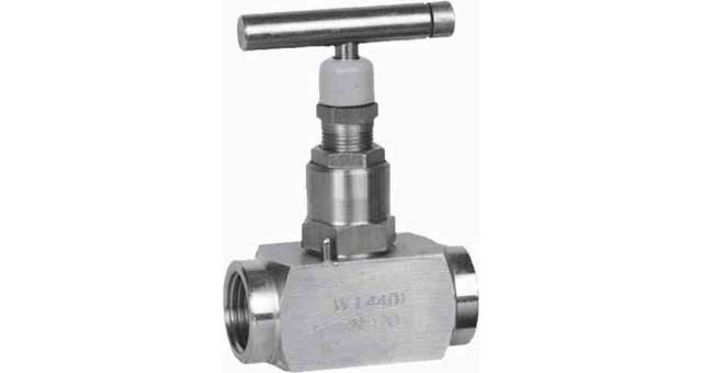 NEEDLE VALVE STAINLESS STEEL, DIN NPT #1226S 1/4"