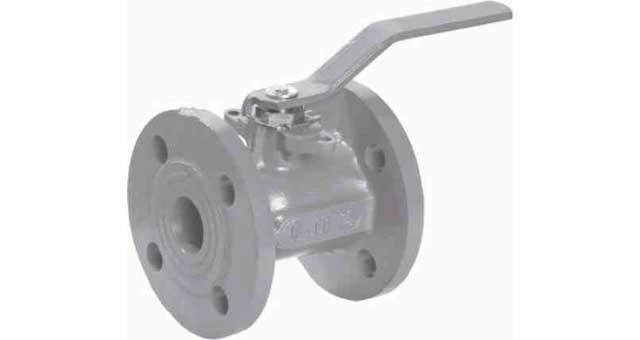 BALL VALVE DIN C/IRON PN16, W/BRASS TRIM #1942M 20MM