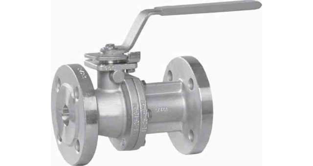 BALL VALVE DIN S.STEEL FLANGED, FULL BORE PN 16 #7389 DN 15